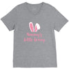 Mommy's Little Bunny Easter Themed V-Neck Tee