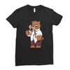 bearly awake Ladies Fitted T-Shirt