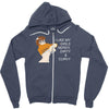 i like my women nerdy, dirty &amp; curvey Zipper Hoodie
