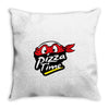 pizza time Throw Pillow