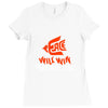 Peace (a245) Ladies Fitted T-Shirt