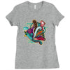 peacock Ladies Fitted T-Shirt