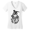 ride into the sunset Women's V-Neck T-Shirt