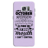 I Am An October Women Samsung Galaxy S7