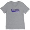 scotland born and raised retro white &amp; navy international country V-Neck Tee