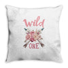wild one Throw Pillow
