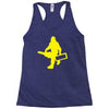 sasquatch guitar gear  funny bigfoot yeti comic monster retro Racerback Tank