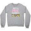 pretty in pink dangerous in camo Crewneck Sweatshirt
