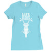 motorbike life behind bars Ladies Fitted T-Shirt