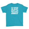 an arrow a day zombie dary Youth Tee