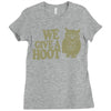 we give a hoot Ladies Fitted T-Shirt