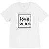 Love Wins V-Neck Tee