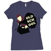 old school dj Ladies Fitted T-Shirt