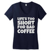 new coffee lovers Women's V-Neck T-Shirt