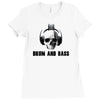 drum and bass Ladies Fitted T-Shirt