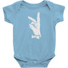 bunny sign Baby Bodysuit