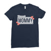 blessed mommy with flower white color Ladies Fitted T-Shirt