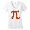 pumpkin pi Women's V-Neck T-Shirt