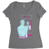 pinbeard Women's Triblend Scoop T-shirt