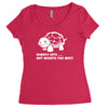 always late worth wait funny turtle tee Women's Triblend Scoop T-shirt