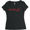 one night with me Women's Triblend Scoop T-shirt
