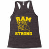 ram strong Racerback Tank
