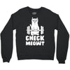 gym cat workout Crewneck Sweatshirt