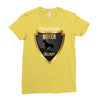 protected by boxer security Ladies Fitted T-Shirt