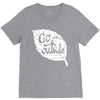 go outside V-Neck Tee