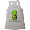 ninja diet (green) Racerback Tank