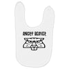 angry beaver Baby Bibs