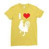 i love cock Ladies Fitted T-Shirt