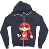 Ugandan Knuckles Zipper Hoodie