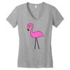 animal pink Women's V-Neck T-Shirt