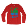 play hard, work lazily Long Sleeve Shirts