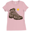 adventure boot Ladies Fitted T-Shirt