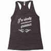 i'm silently correcting your grammar Racerback Tank