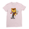 pizza smoking (2) Ladies Fitted T-Shirt