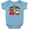 paper burgers Baby Onesie