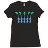 blue pikmin Ladies Fitted T-Shirt