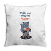 tell me more Throw Pillow
