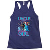 uncle of the birthday girl Racerback Tank
