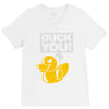 duck you V-Neck Tee