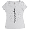 Dungeon Dice Sword T-Shirt Women's Triblend Scoop T-shirt