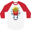 saiyan fries 3/4 Sleeve Shirt