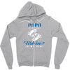 Papa is my Name Fishing Is My Game Zipper Hoodie