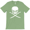 biker pirate skull bones swords T-Shirt