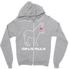 drug mule Zipper Hoodie