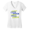 im all for being social but this is fucking bullshit Women's V-Neck T-Shirt