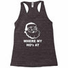 where my hoes Racerback Tank